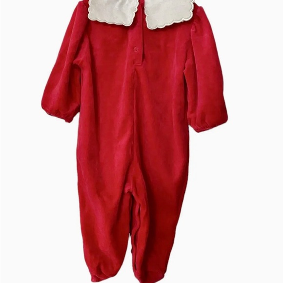 Vintage ‘Baby You’re It’ Footed Outfit Girls Size 6/9 months - Picture 6 of 8